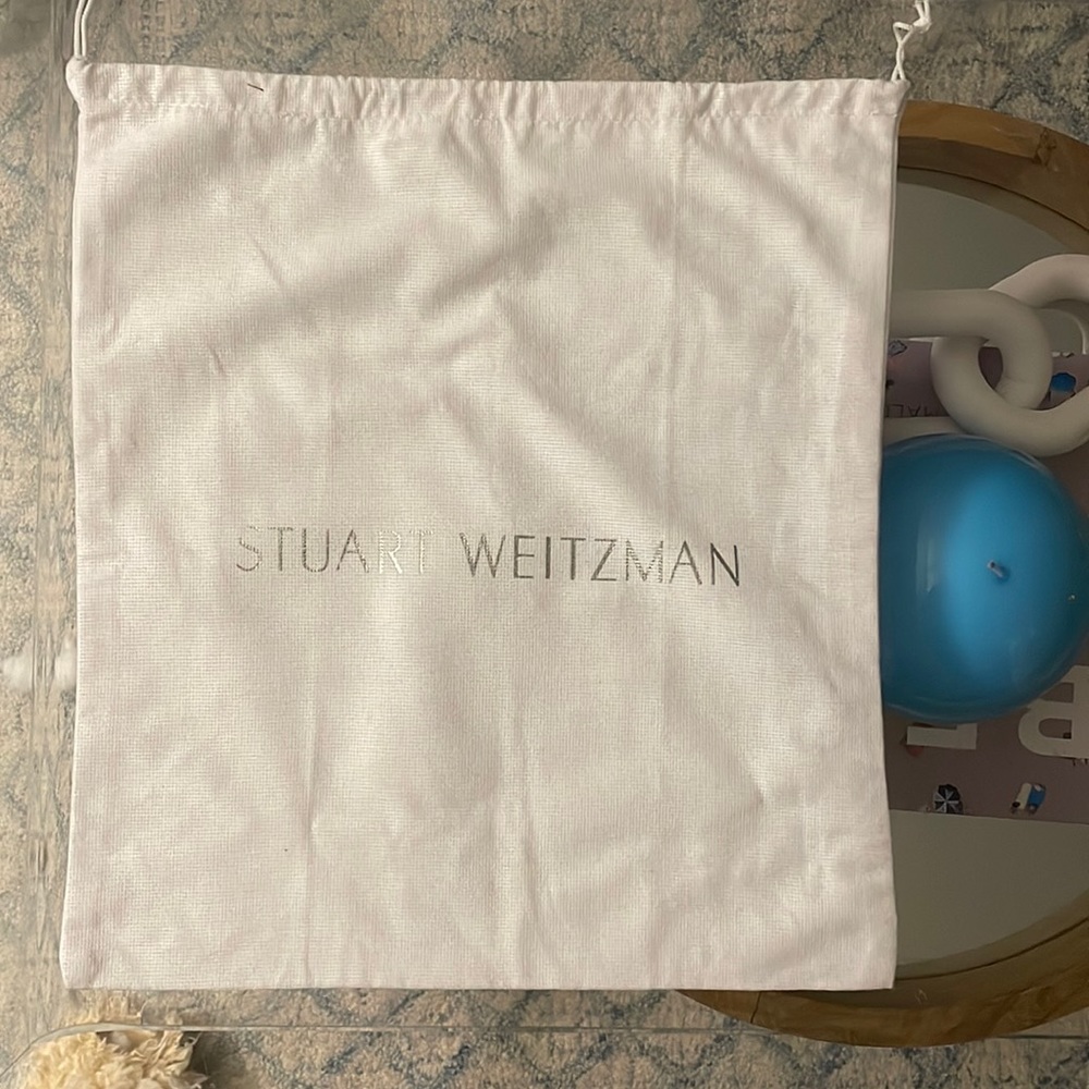 Stuart Weitzman Draw String Dust Bag - image 3